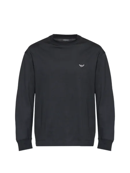 Дълго тениска Emporio Armani черно
