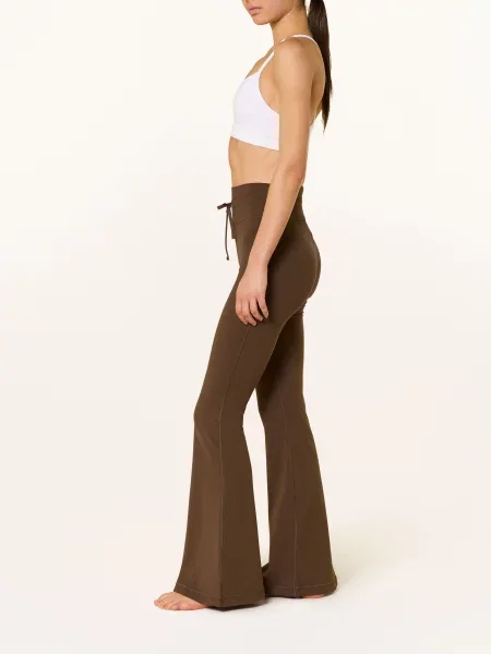 Lululemon Punčocháče Groove Ultra hnědá