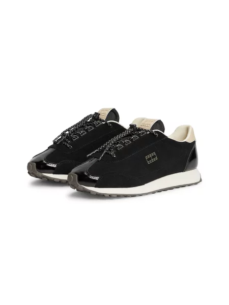 Dámske topánky Tommy Jeans Retro Archive Runner black čierna