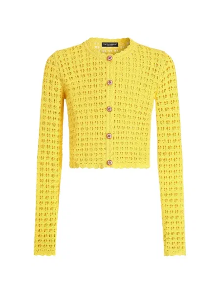 Cardigan Dolce & Gabbana galben