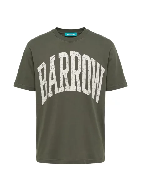 Tricou Barrow cu imagine verde