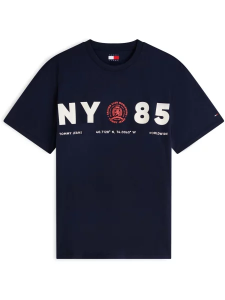 Tricou Tommy Jeans albastru