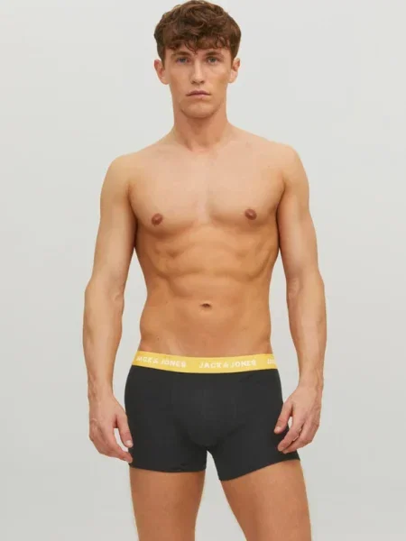 JACK & JONES Boxeralsók sárga / narancs / piros fekete