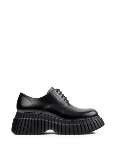 Pantofi derby Camper cu platformă negru