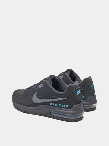 Кожаные повседневные кроссовки Nike Air Max серые