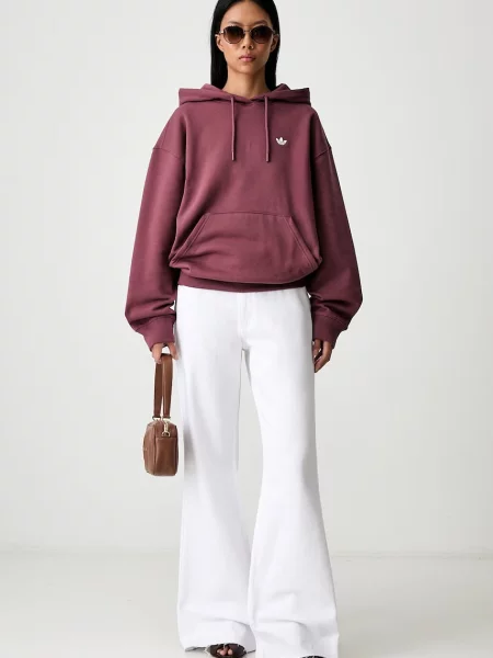 ADIDAS ORIGINALS Majica Essentials burgund roza