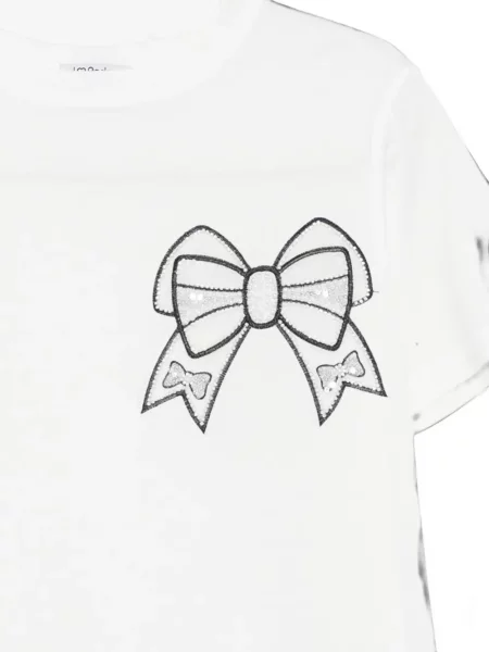 Tricou Parlor cu paiete alb