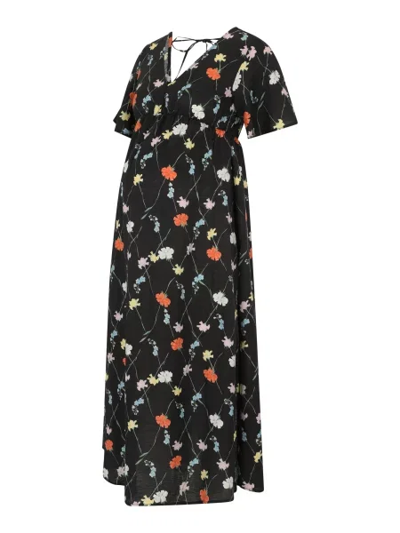 Vero Moda Maternity Rochie de vară VMMFLORA OLGA galben pastel / corai / negru alb