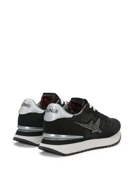 Sneakerși Sun68 din piele negru