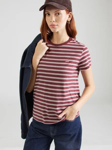 Levi's tricou din bordo