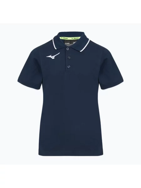 Gyermek póló Mizuno Polo navy/white. Méret: fehér