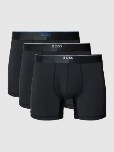 Obcisłe bokserki z z logo model ‘Boxer’ Boss czarne