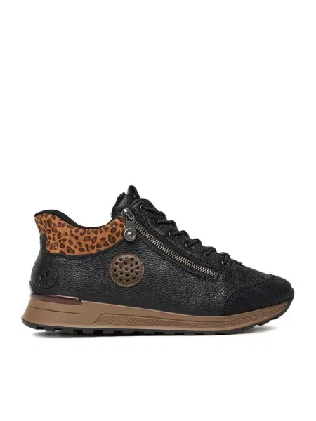 Sneakersy Rieker czarne