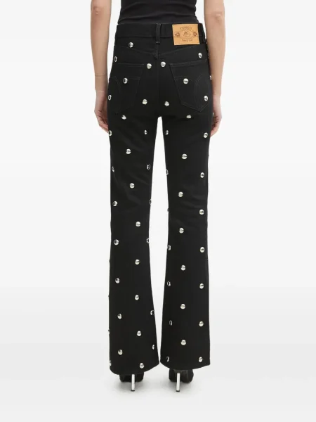 Blugi evazați Fiorucci negru