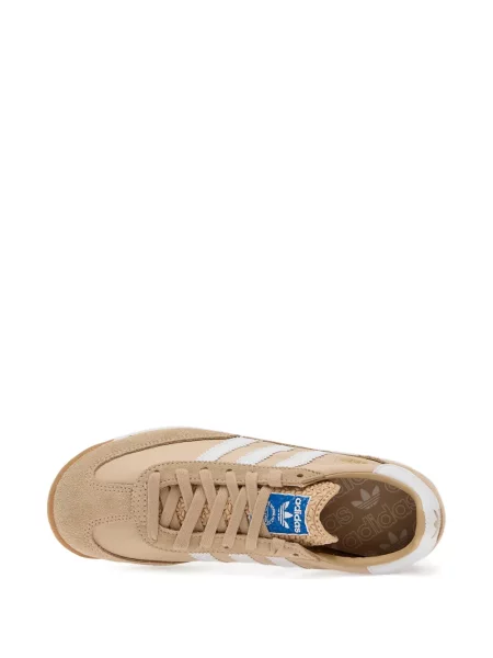 Sneakerși Adidas Continental 80 din piele de căprioară cu broderie alb