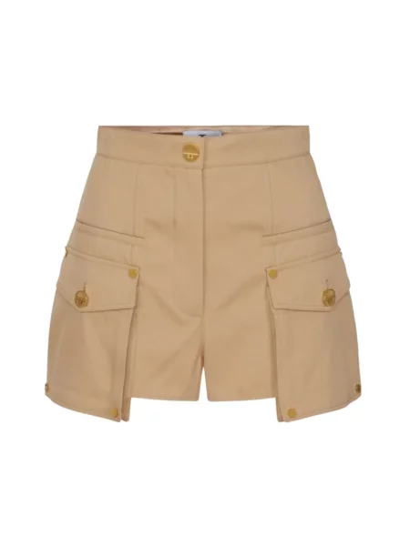 Szorty Elisabetta Franchi brązowe