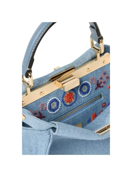 Parasol Fendi niebieski