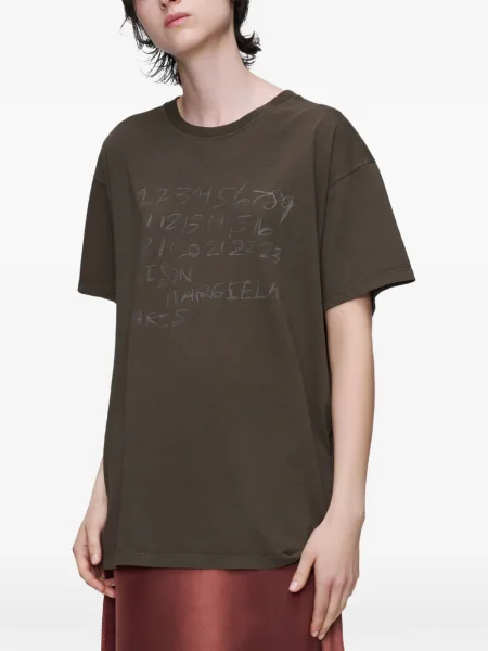 Tricou Maison Margiela maro