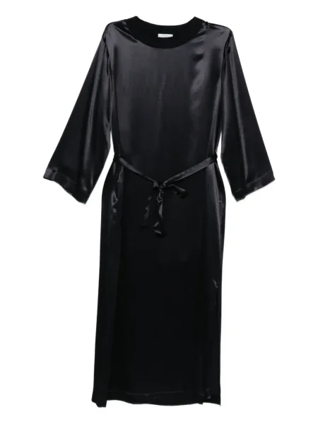 Rochie midi Peserico din satin până la genunchi de costum albastru