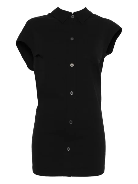 Krótki top Issey Miyake czarny