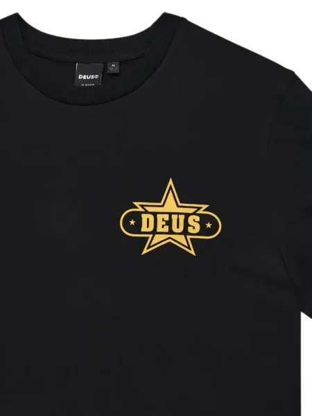 Scurt tricou Deus Ex Machina cu imagine negru