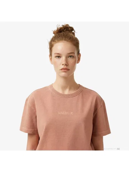 Футболка Lacoste розовая