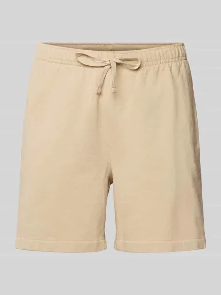 Szorty z dzianiny dresowej o kroju regular fit z tunelem Polo Ralph Lauren beżowe