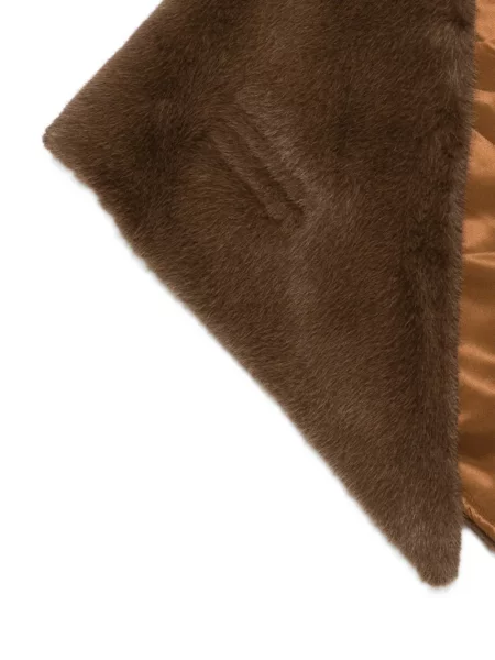 Fular The Garment cu blană maro