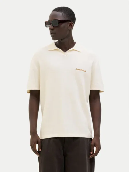 Jack & Jones Tricou polo Norrebro Écru
