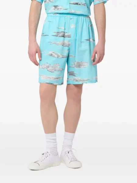 Bermudy Moschino modrá
