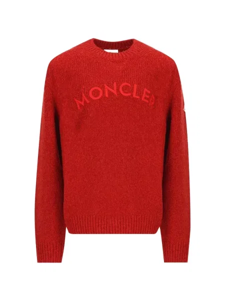 Sweter dziecięcy Moncler Enfant czerwony