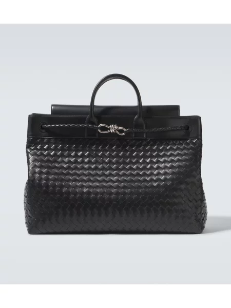 Geantă Bottega Veneta din piele negru