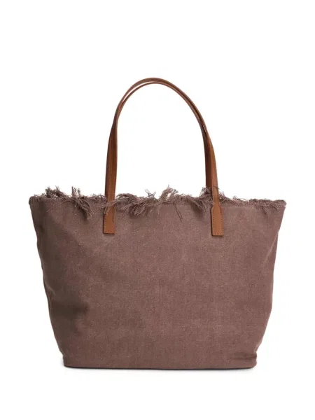 Shopper táska Mc2 Saint Barth rojtokkal barna