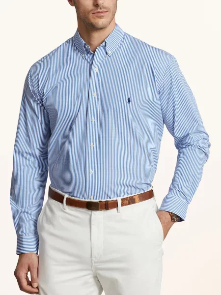 Polo Ralph Lauren Big & Tall Košile tmavě modrá bílá