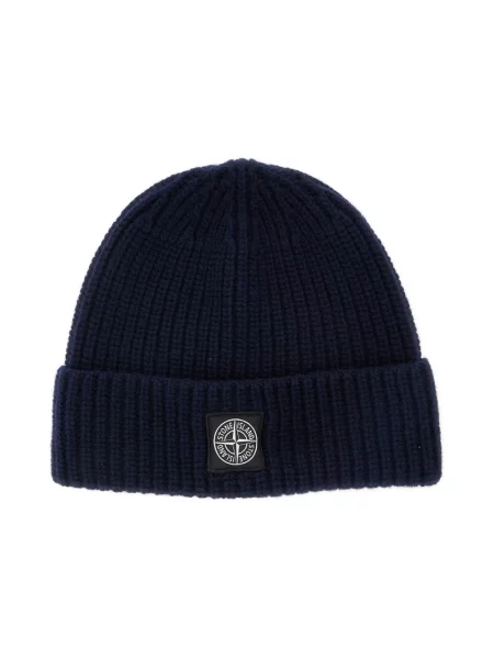 Czapka Stone Island z kamieniami niebieska