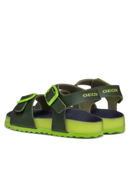 Sandali Geox J Ghita M Khaki zelena