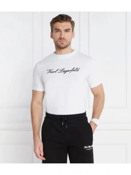 Karl Lagerfeld Tricou alb