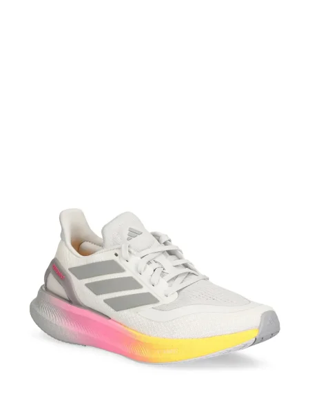 Бягане топ Adidas изрязани с принт бяло