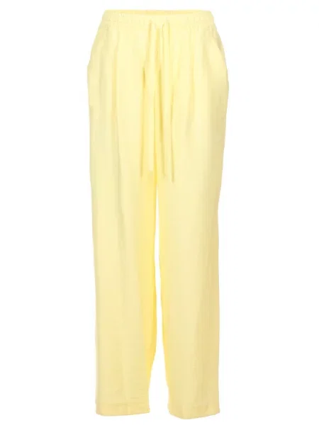 Штани повсякденні LadyLike текстиль жовтий