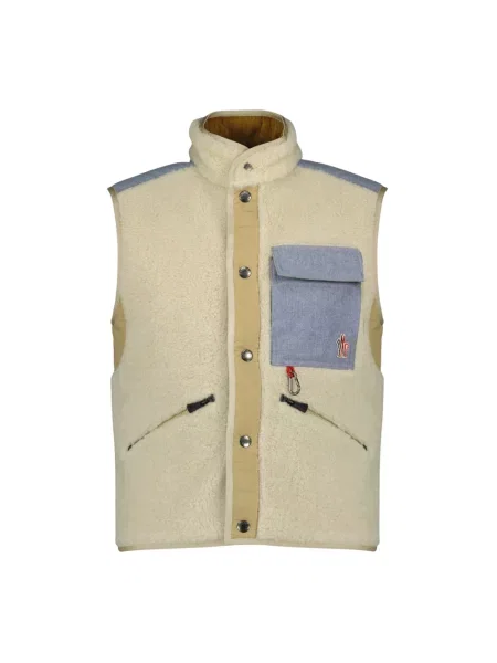 Kamizelka Moncler typu teddy beżowa