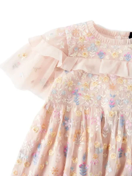 Sukienka dziecięca Needle & Thread różowa