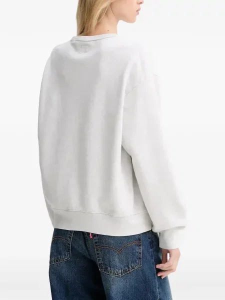 Curea Levi's® cu broderie cu cataramă cu dungi albastru