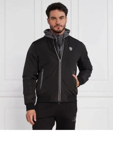 Geacă bomber negru