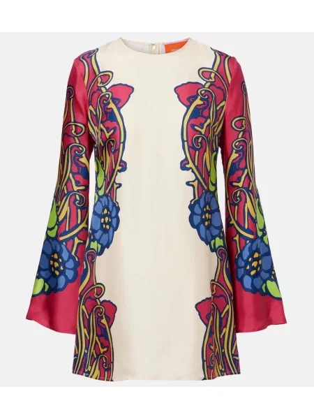 Rochie La Doublej din satin alb