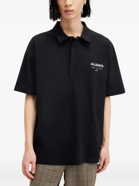 Tricou polo Allsaints negru
