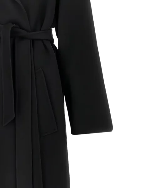 Cu centură palton Weekend Max Mara plic negru