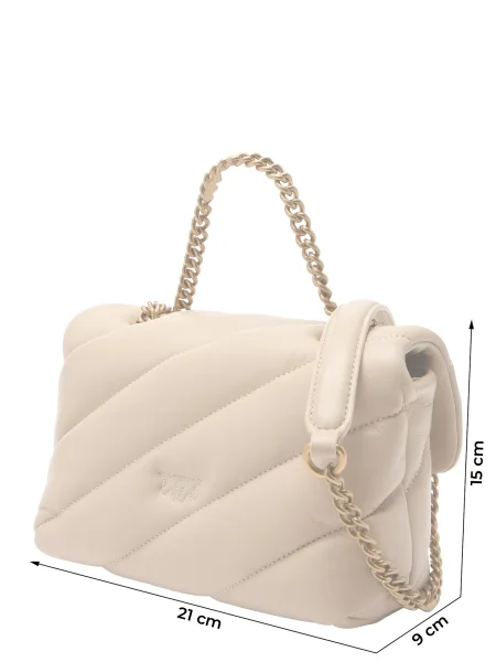 Crossbody kabelka Pinko béžová