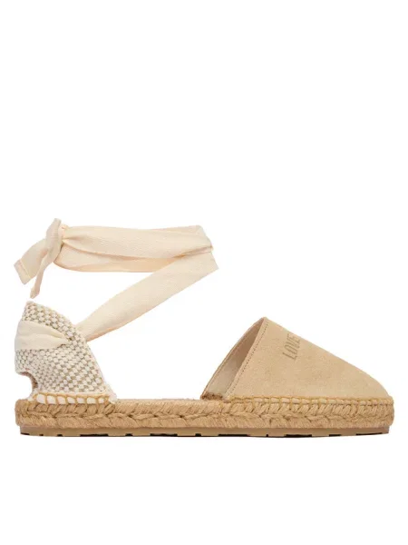 Espadryle LOVE MOSCHINO beżowe