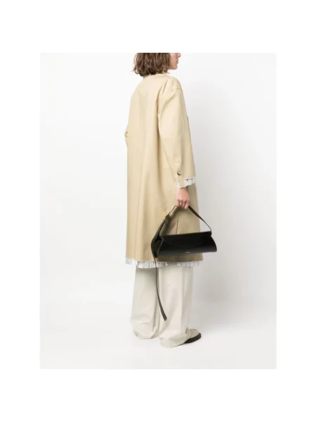 Torebka Jil Sander w geometryczne wzory czarna