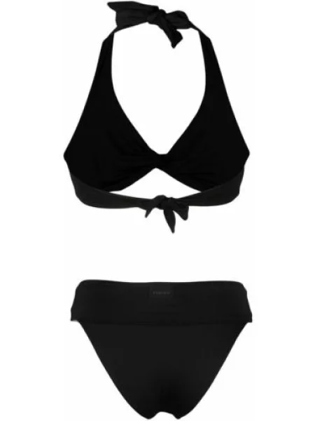 Plavky Fisico s výstřihem halter